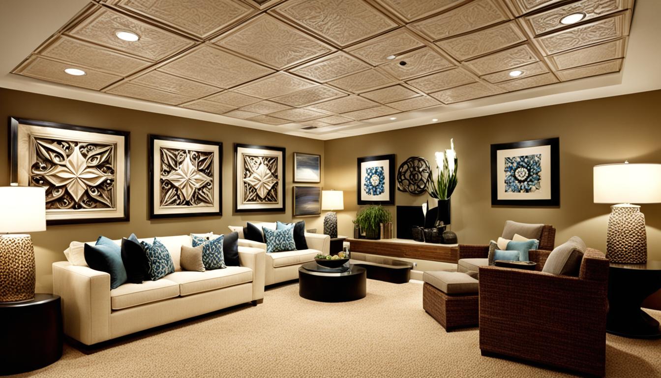 Maximizing Style Low Ceiling Small Finished Basement Ideas