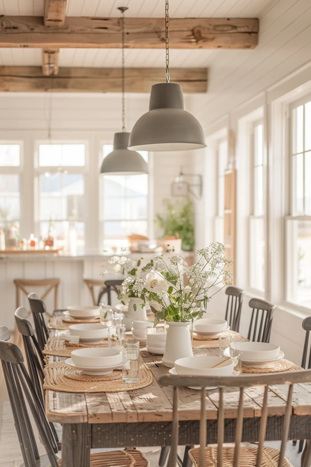 Charming Rustic Farmhouse Dining Room Ideas