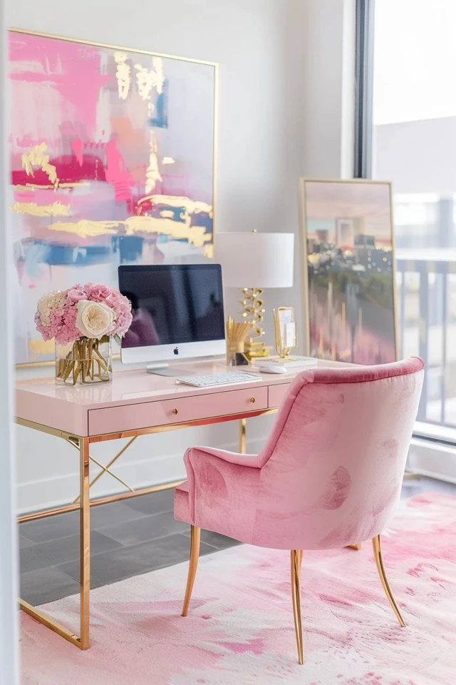 Glam Office Decor: Transform Your Workspace!