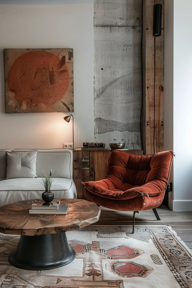 Small Industrial Living Room: Chic Urban Design