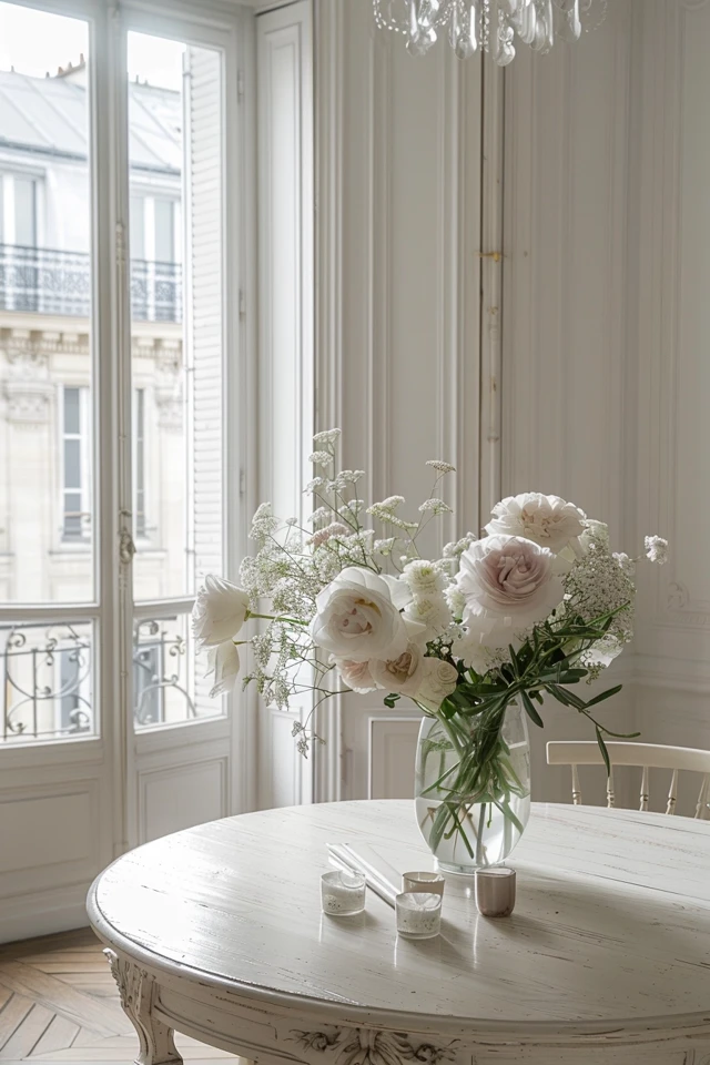 Parisian Dining Table: Elegant Home Essential