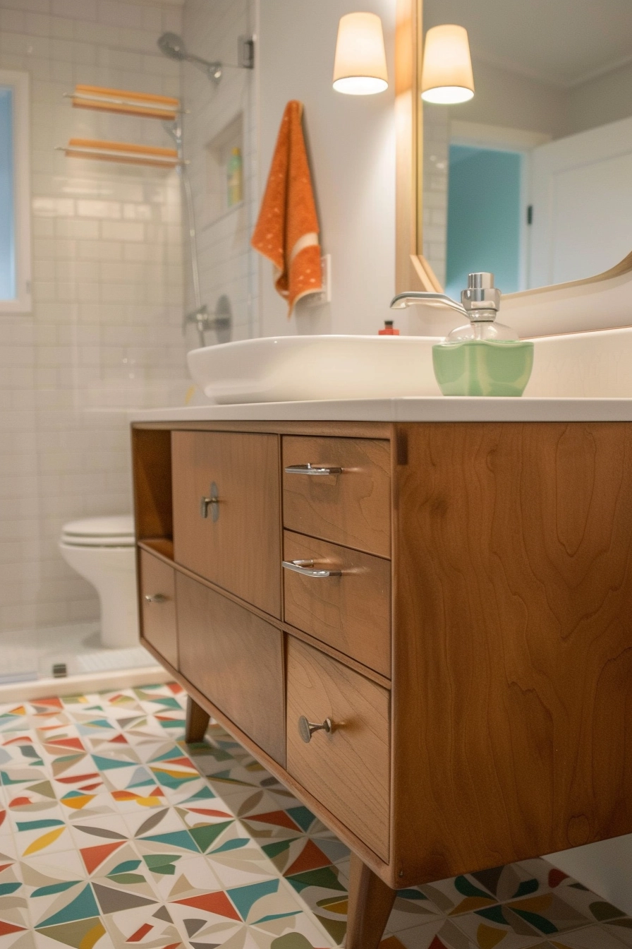 Mid Century Bathroom Decor: Retro Chic Design Ideas