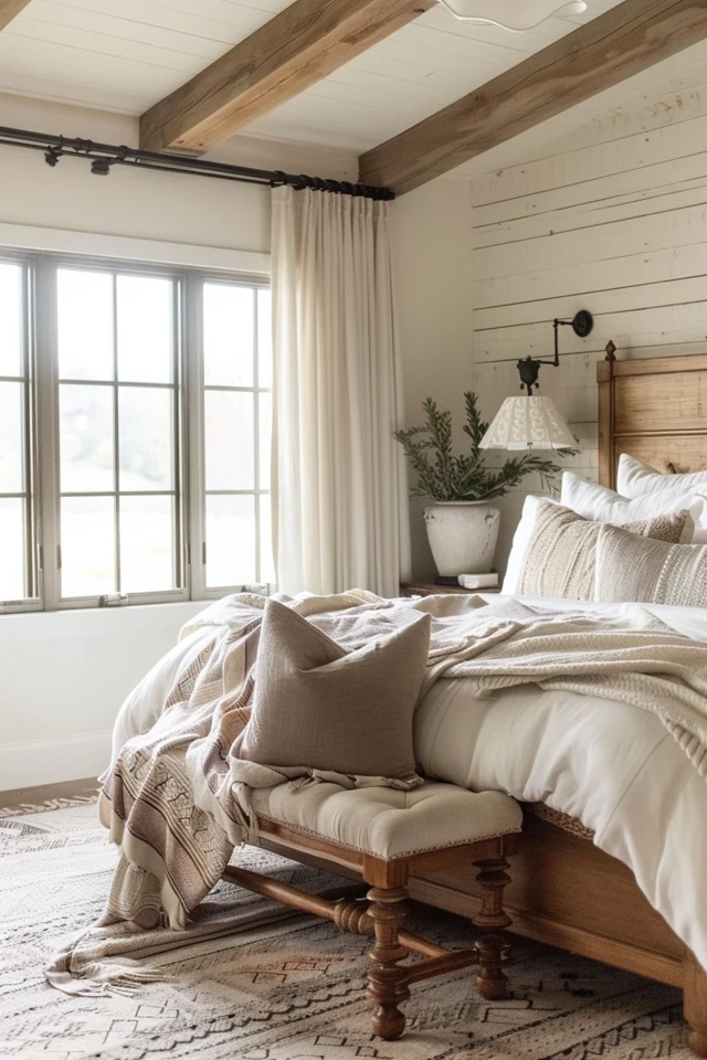Cozy Modern Farmhouse Bedrooms I Adore