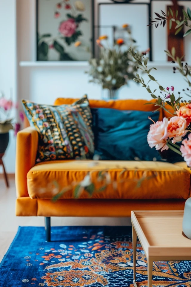 Colorful Boho Living Room Decor – Brighten Your Space with These Ideas