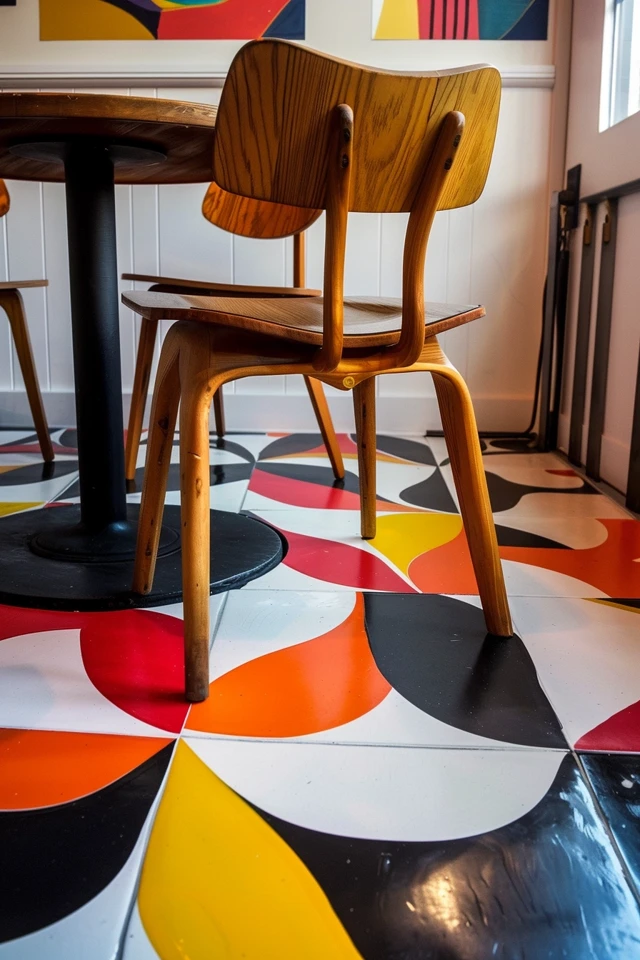 Mid-Century Modern Tile Flooring: Retro Charm