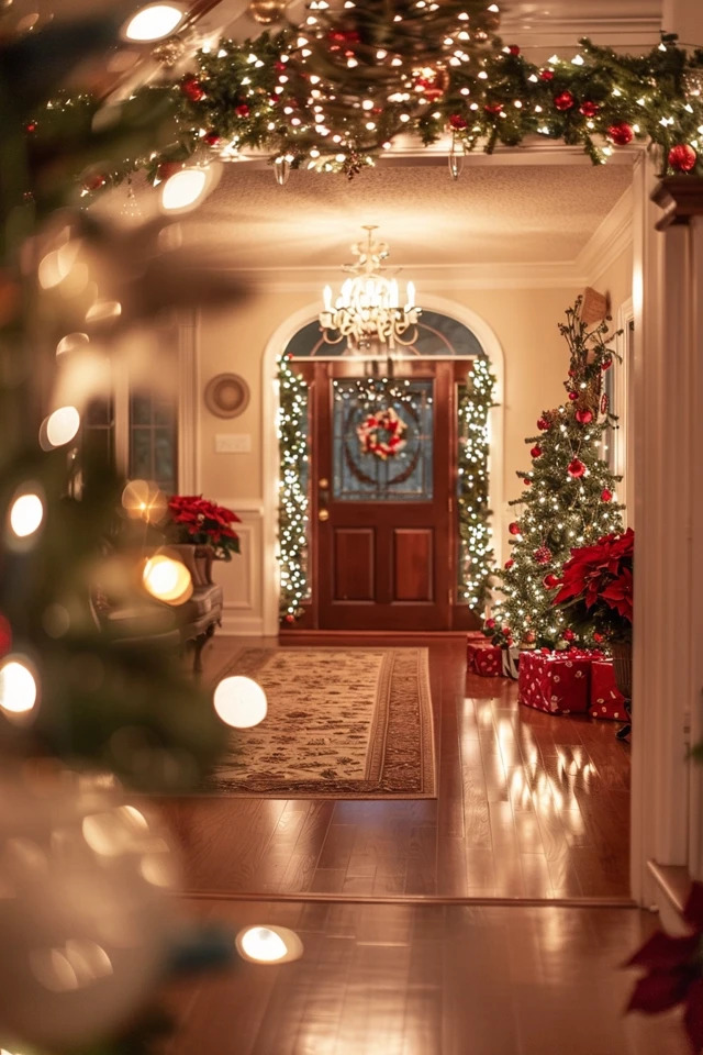 Festive Entryway Christmas Decor Ideas for Joyful Homes