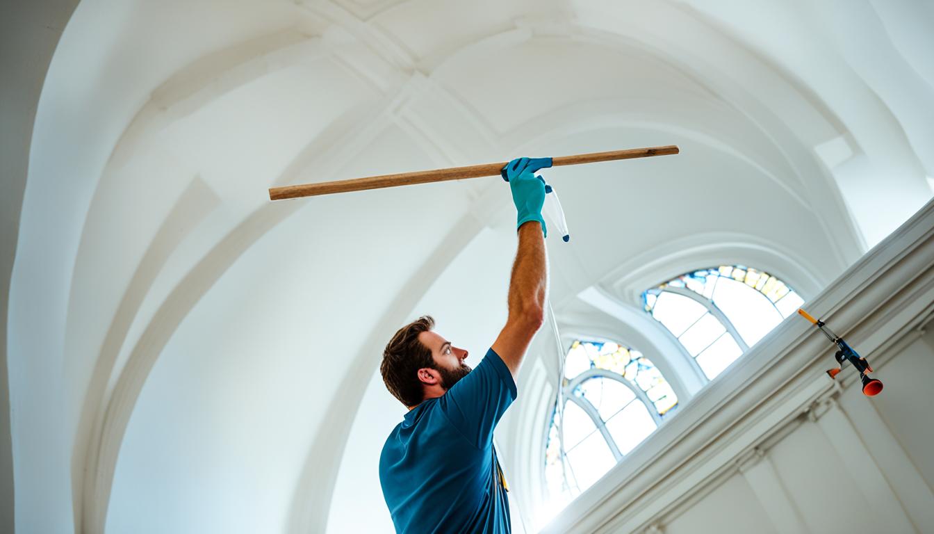How To Clean Cathedral Ceilings Safely