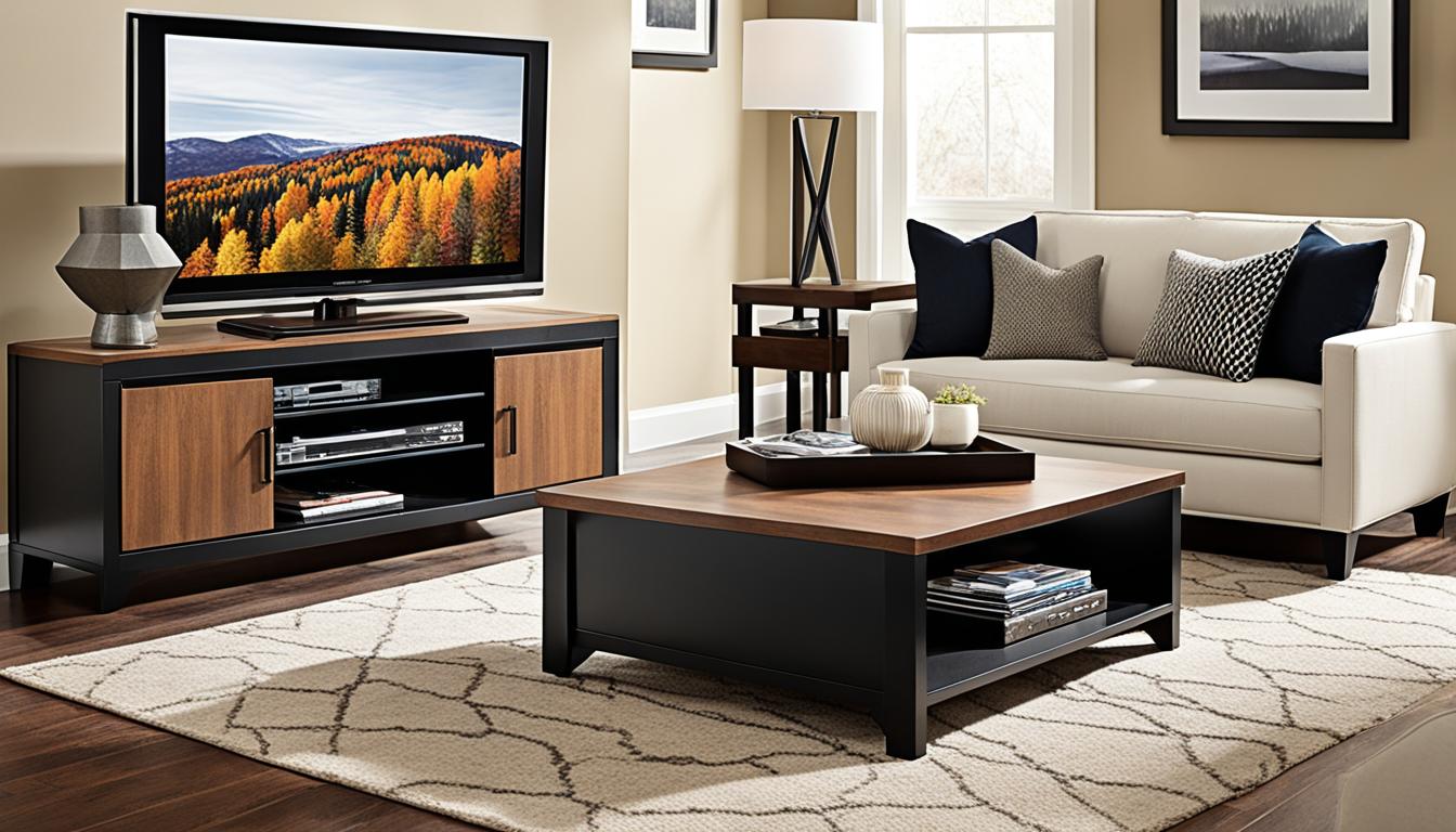 How To Coordinate A Coffee Table And TV Stand Design Harmony