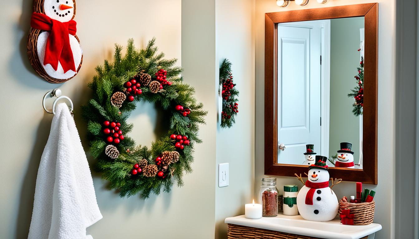 How To Decorate A Small Bathroom For Christmas Cozy Ideas