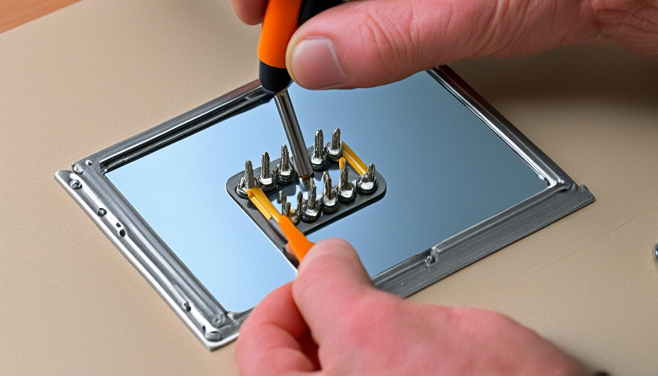 How To Remove A Mirror From A Frame Careful Detachment