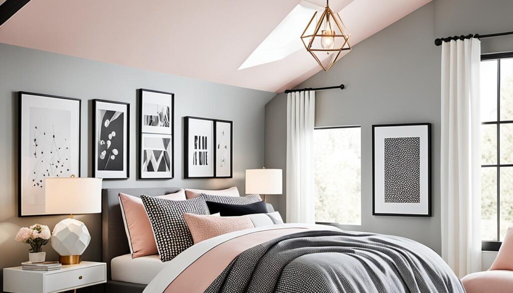 How To Decorate A Wall With A Slanted Ceiling: Design Tricks