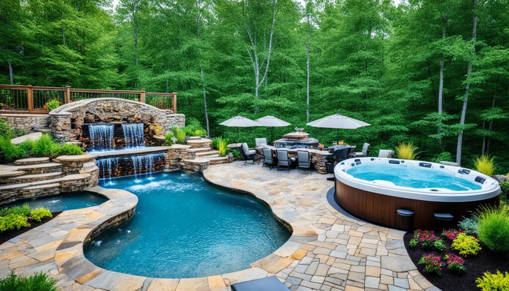 Above Ground Swim Spa Landscaping Tips & Tricks