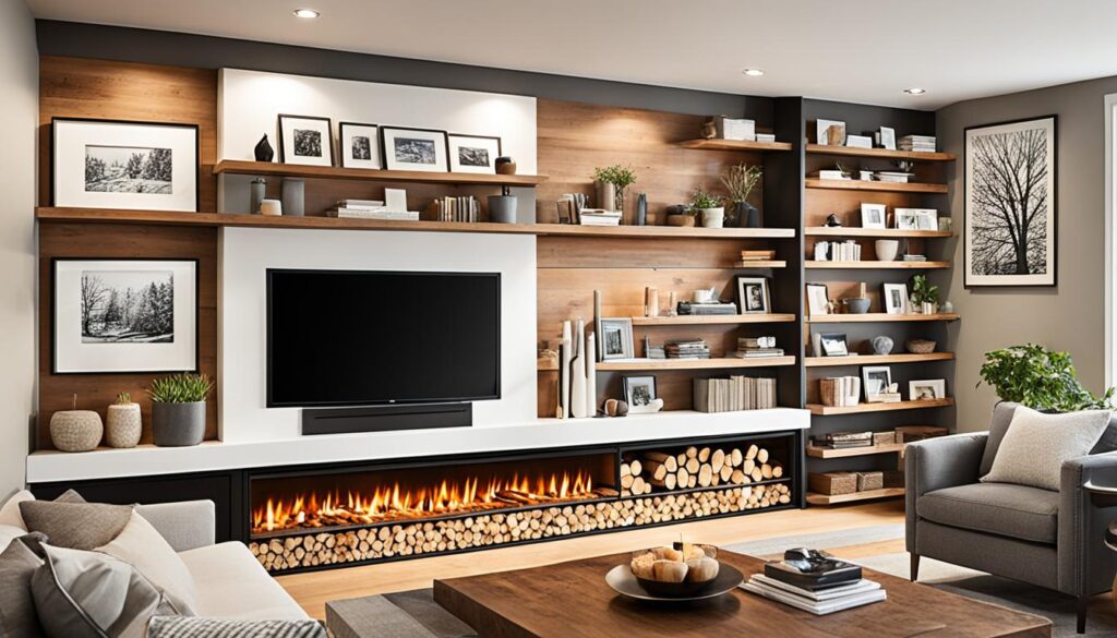 Cozy Accent Wall Ideas With Fireplace Designs