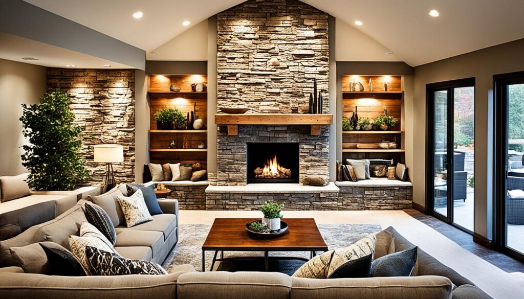 Warm Up Your Space: Accent Wall Ideas with Fireplace