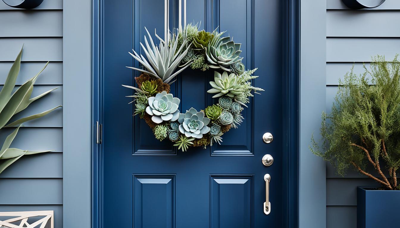 Chic Apartment Door Decor Ideas for Stylish Entryways
