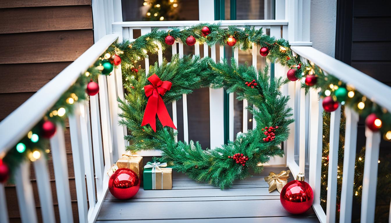 Festive Balcony Christmas Decorations Ideas