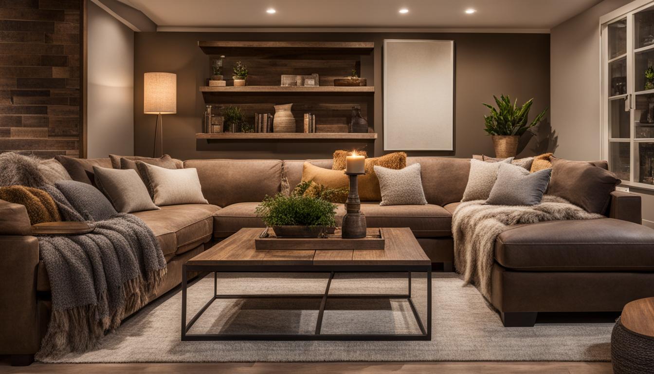 Cozy Basement Sectional Ideas for Your Home