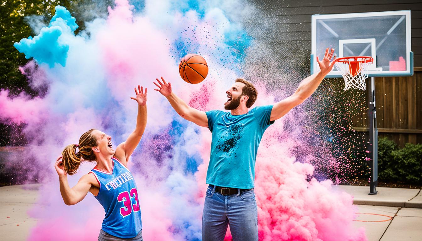 Slam Dunk Basketball Gender Reveal Ideas!