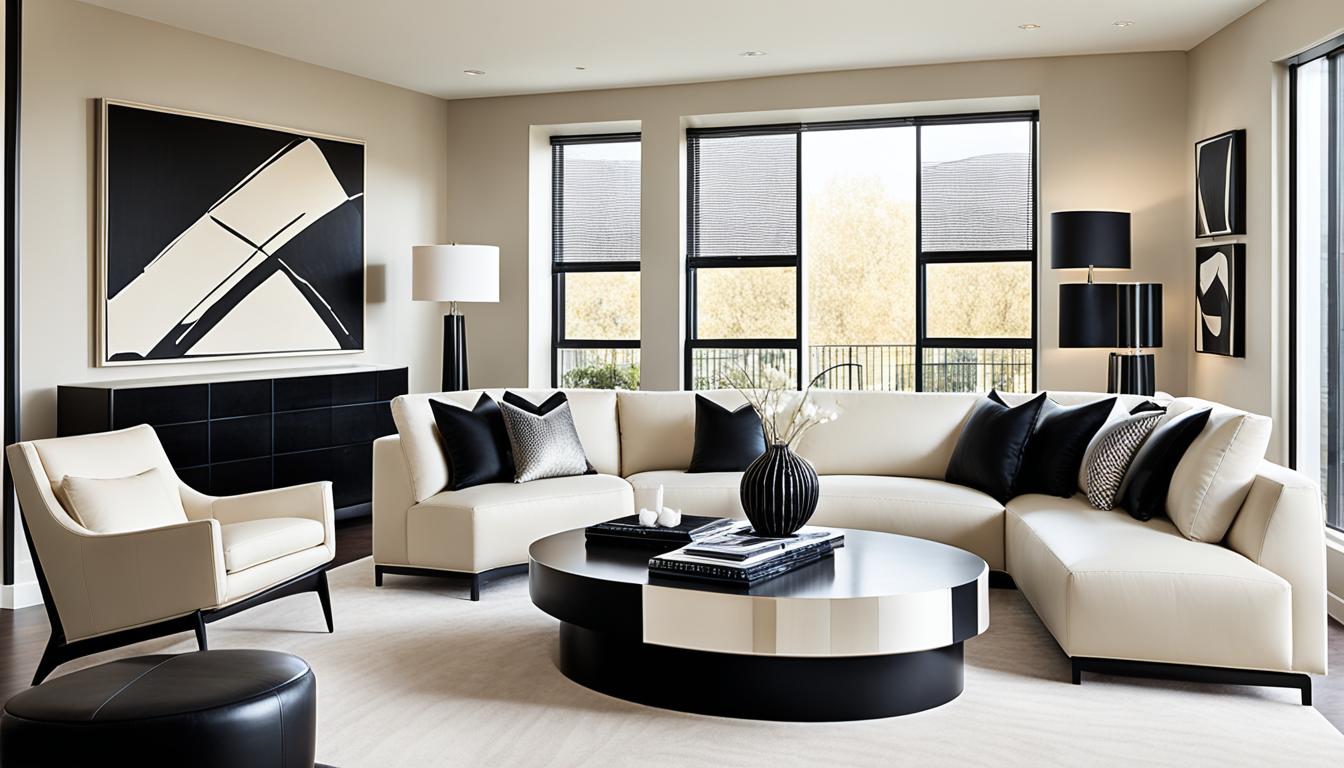 Chic Beige and Black Living Room Decor Tips