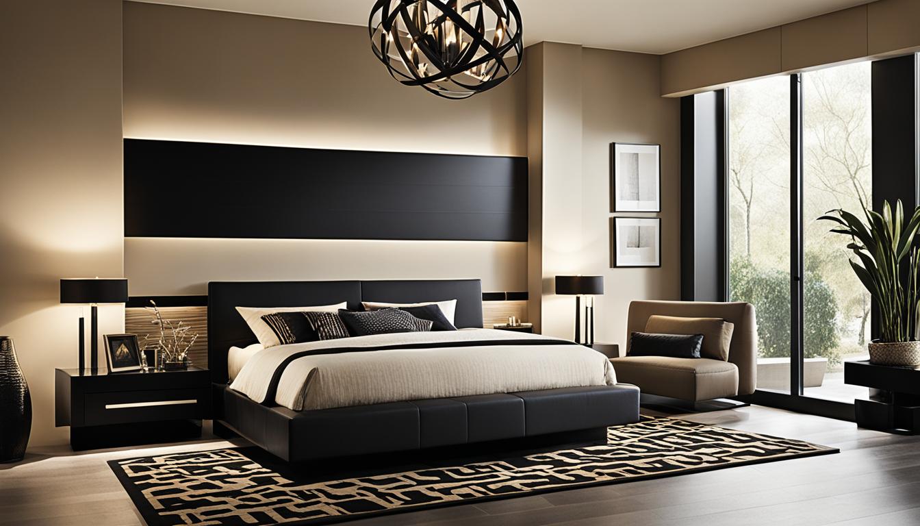 Elegant Black and Beige Bedroom Inspirations