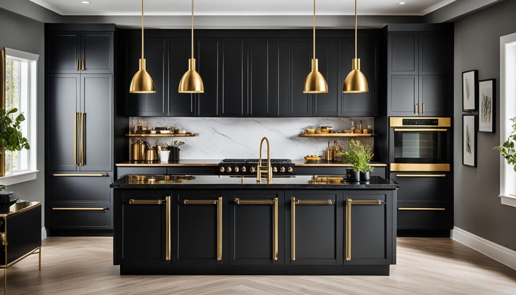 Elevate Your Space with Black and Gold Kitchen Ideas