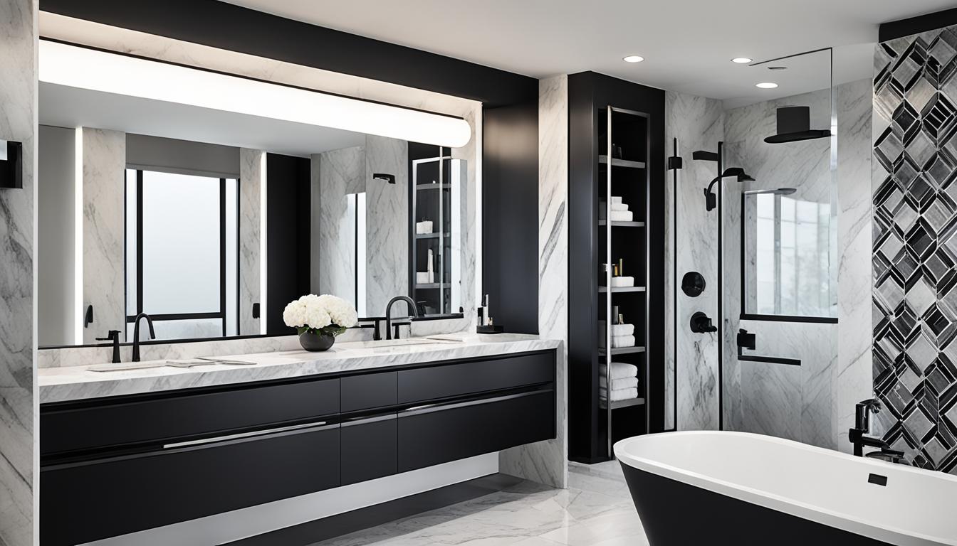 Elegant Black and Gray Bathroom Decor Tips