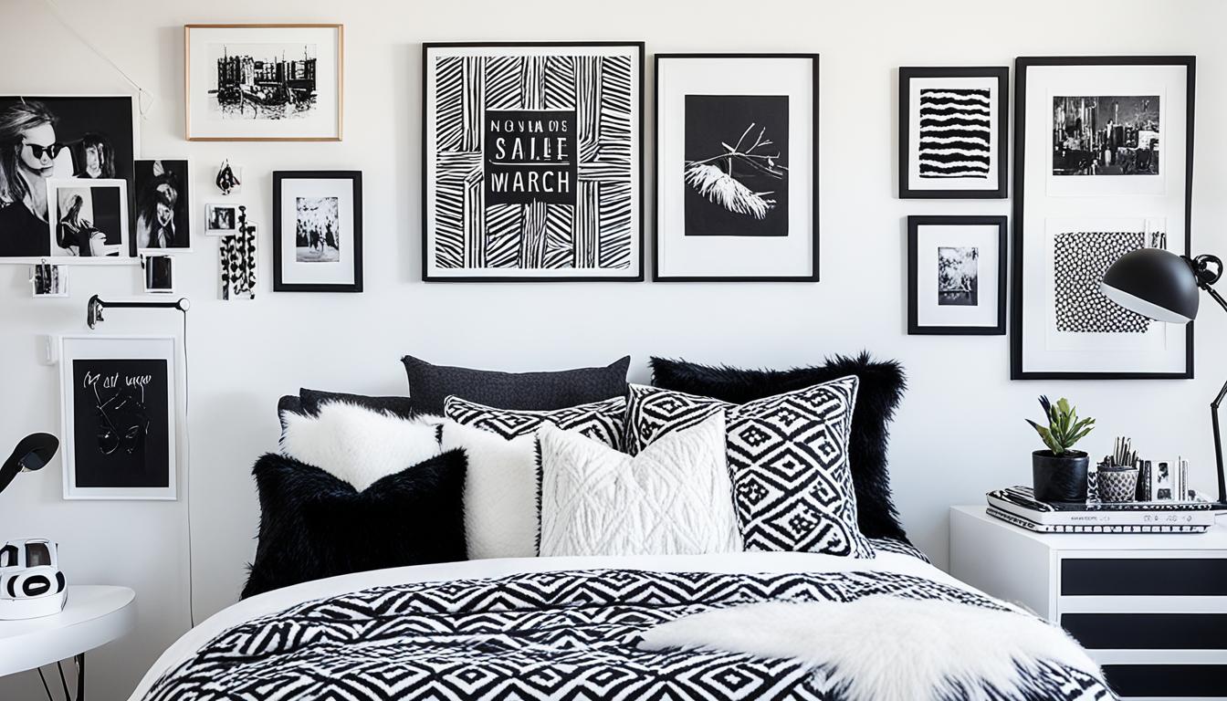 Chic Black and White Dorm Room Ideas I Swear By