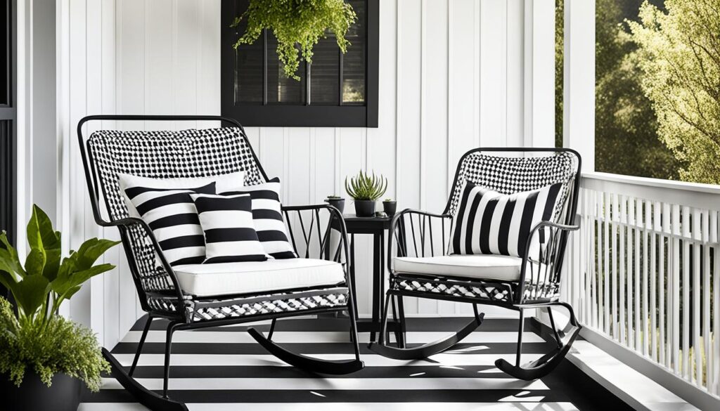 Elegant Black and White Porch Ideas | Upgrade Now