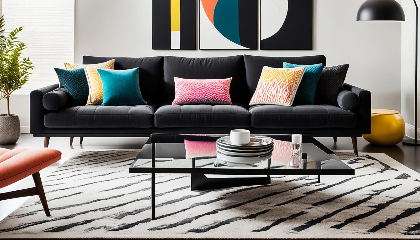 Stylish Black Couch Living Room Decor Tips