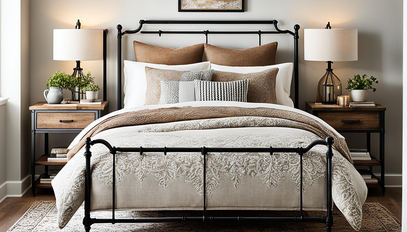 Black Iron Bed Decorating Ideas for Chic Bedrooms