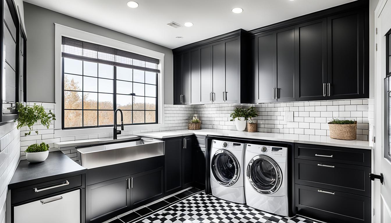 Sophisticated Black Laundry Room Ideas Unveiled