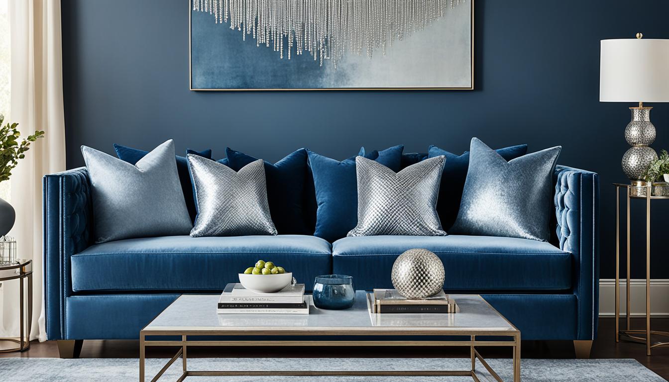 Cozy Up with Blue Velvet Sofa Living Room Ideas