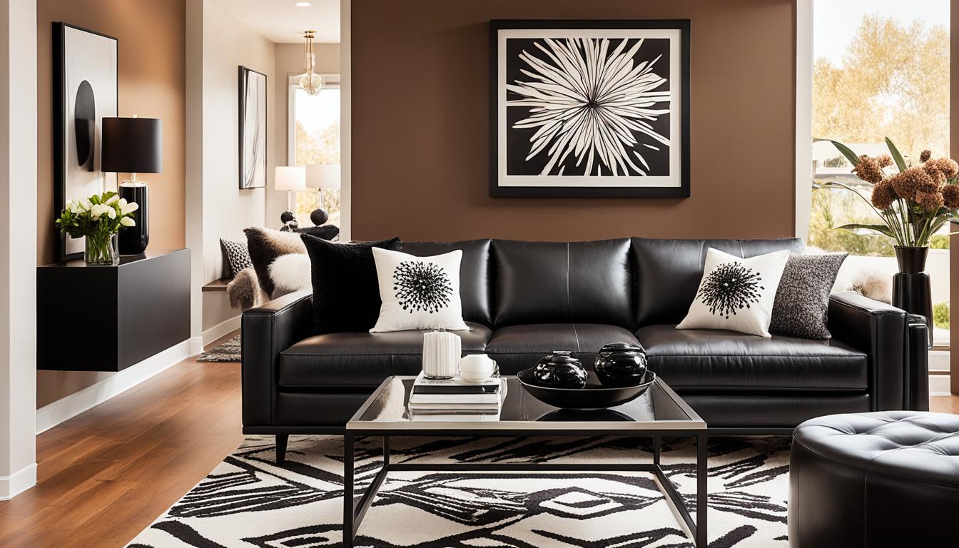 Brown & Black Living Room Ideas for Cozy Spaces