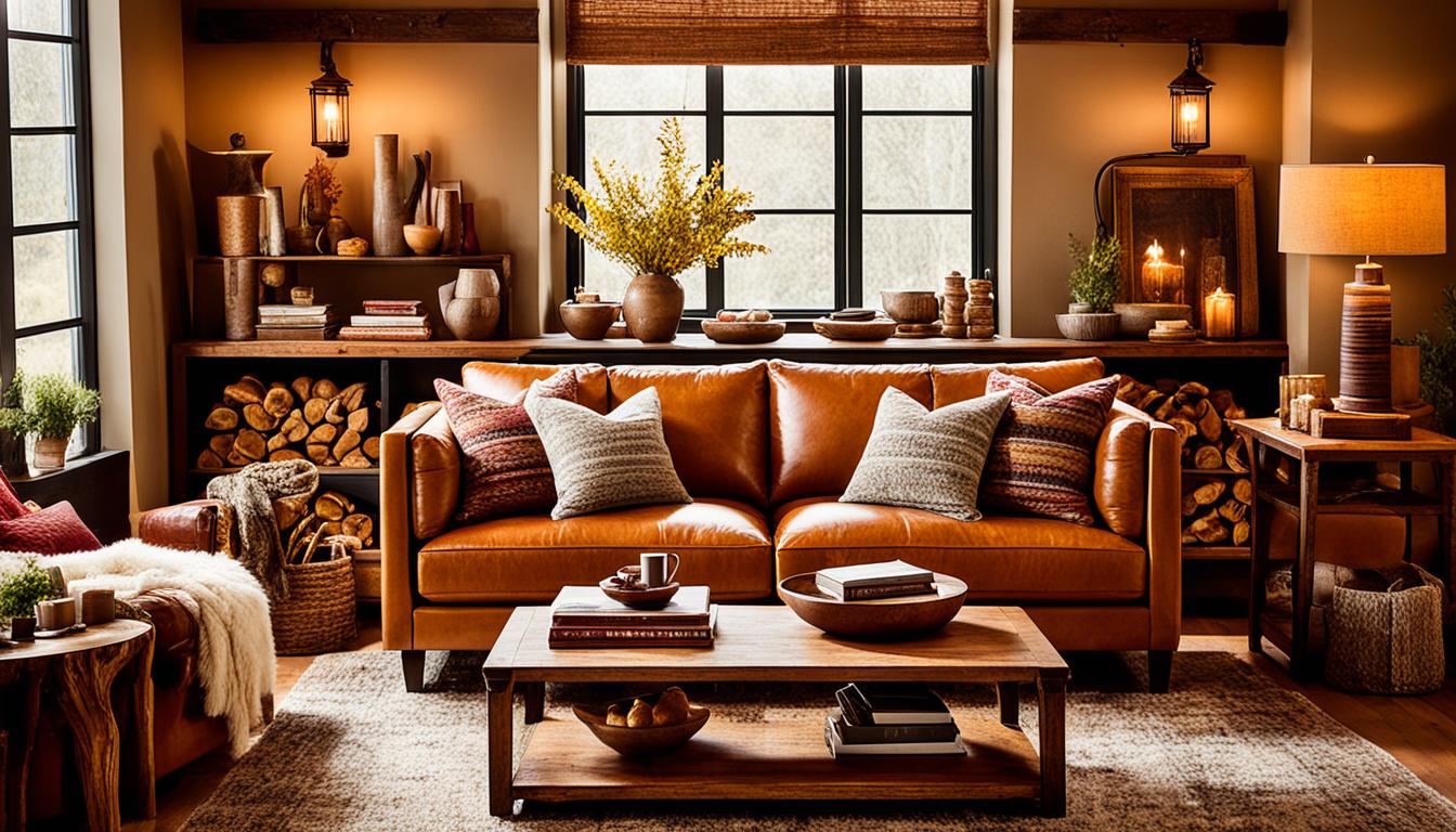 Camel Leather Sofa Decor Tips | My Style Guide