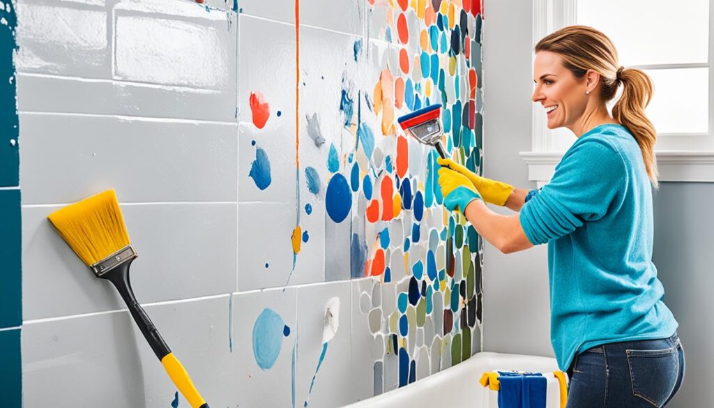 BudgetFriendly DIY Shower Wall Makeovers