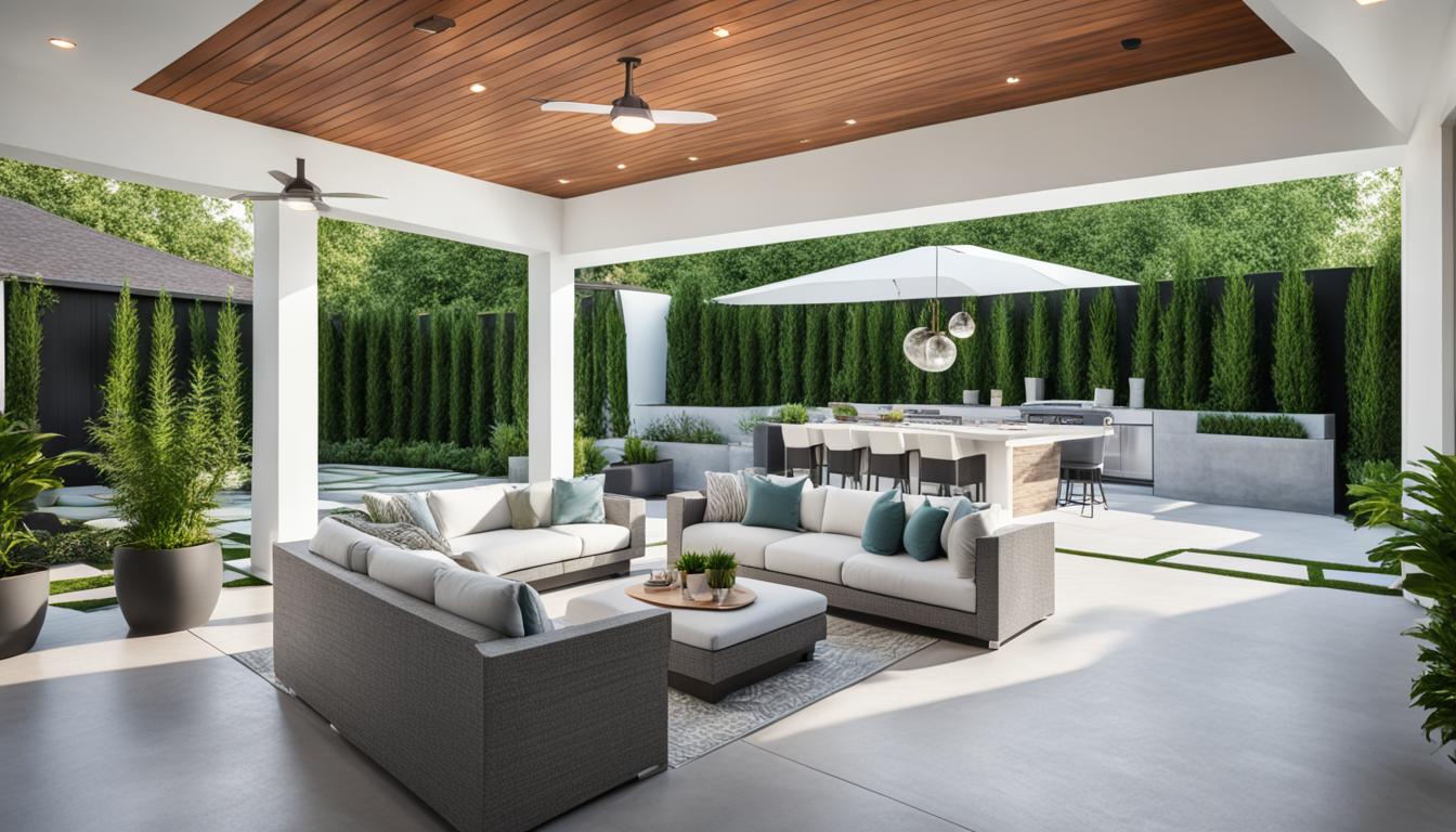Creative Concrete Patio Under Deck Designs