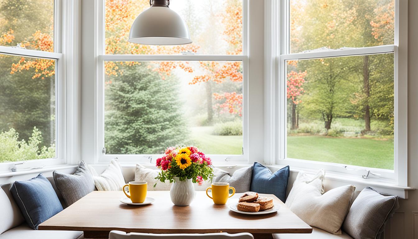 Cozy Small Bay Window Breakfast Nook Ideas