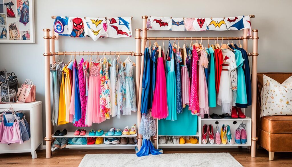 How To Store Dress Up Clothes Organizational Ideas