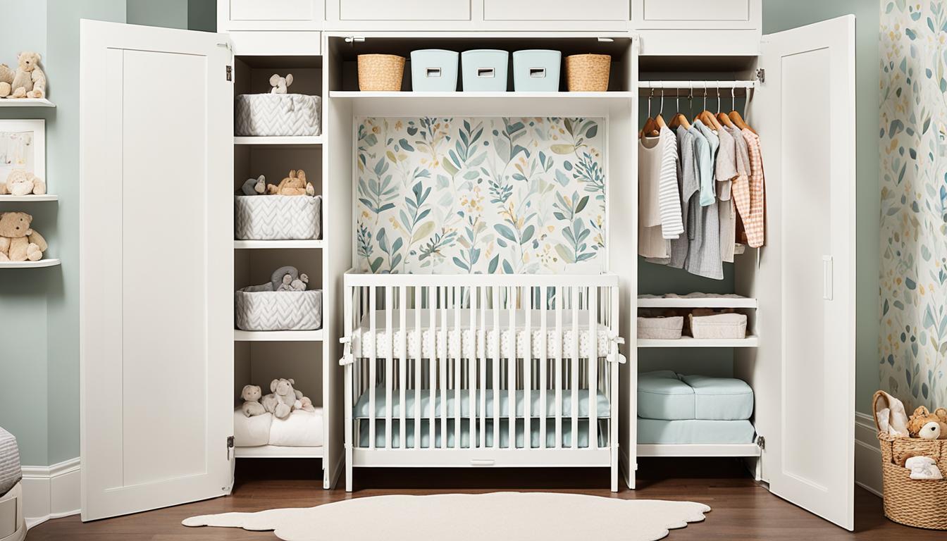SpaceSaving Crib in Closet Ideas for Nurseries