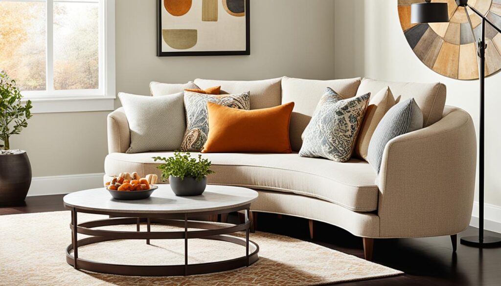 Chic Curved Sofa Living Room Ideas to Inspire