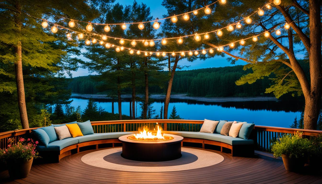 Cozy Deck Ideas with Firepit for Relaxing Evenings