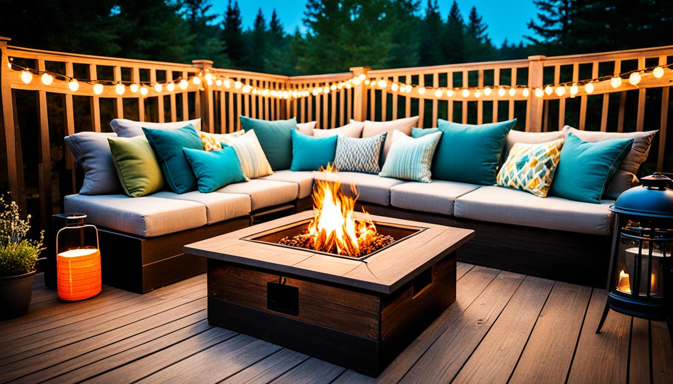 Cozy Deck Ideas with Firepit Inspirations — free download