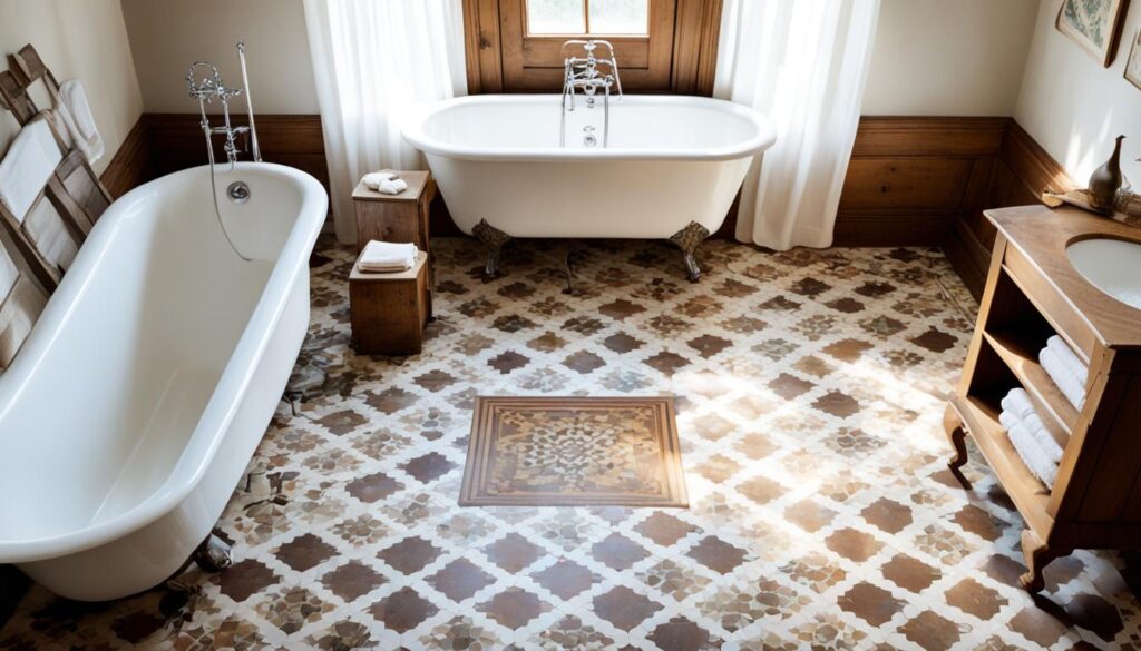 Chic Farmhouse Bathroom Floor Tile Ideas Unveiled
