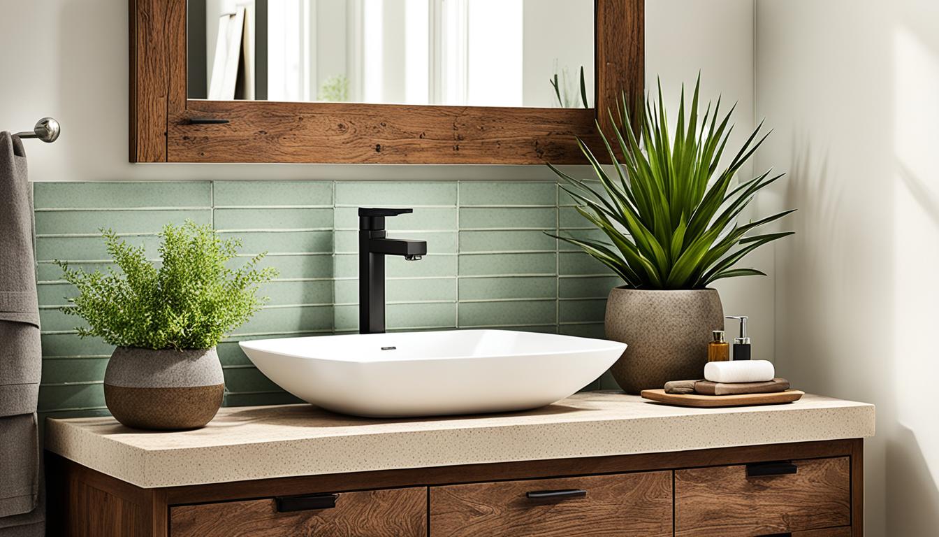 Eco-Chic Green Vanity Bathroom Ideas to Inspire