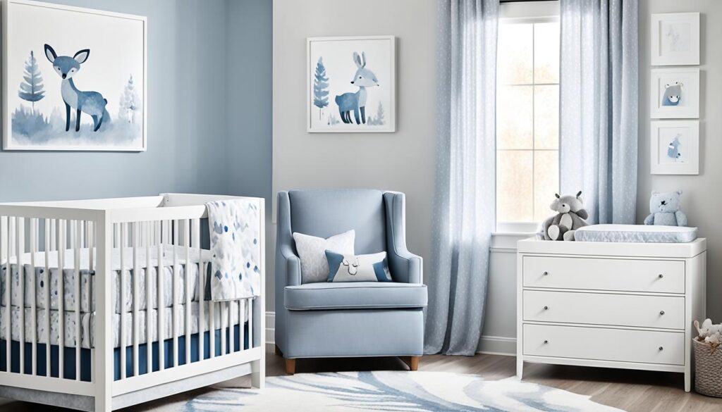 Chic Grey and Blue Nursery Ideas for Modern Parents