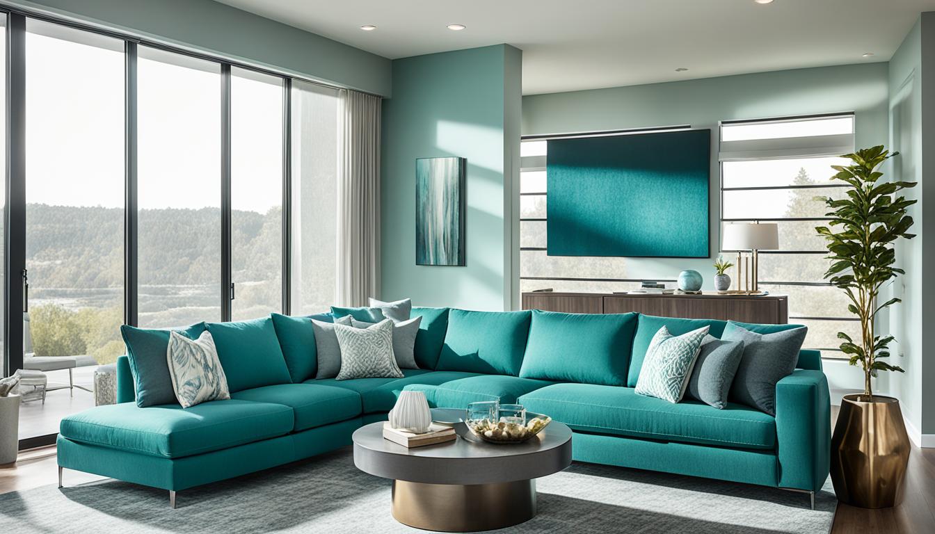 Teal and Grey Living Room Ideas for a Chic Home