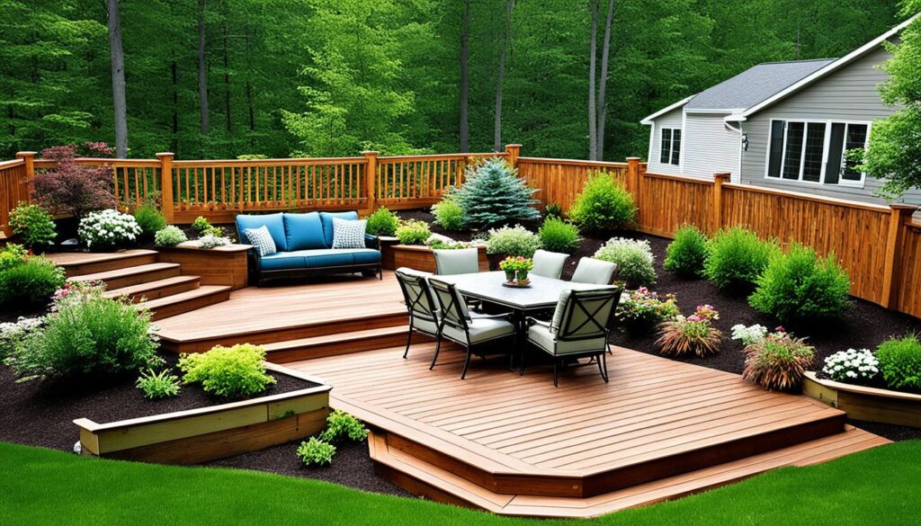 Sloped Backyard Deck Ideas for Hillside Homes