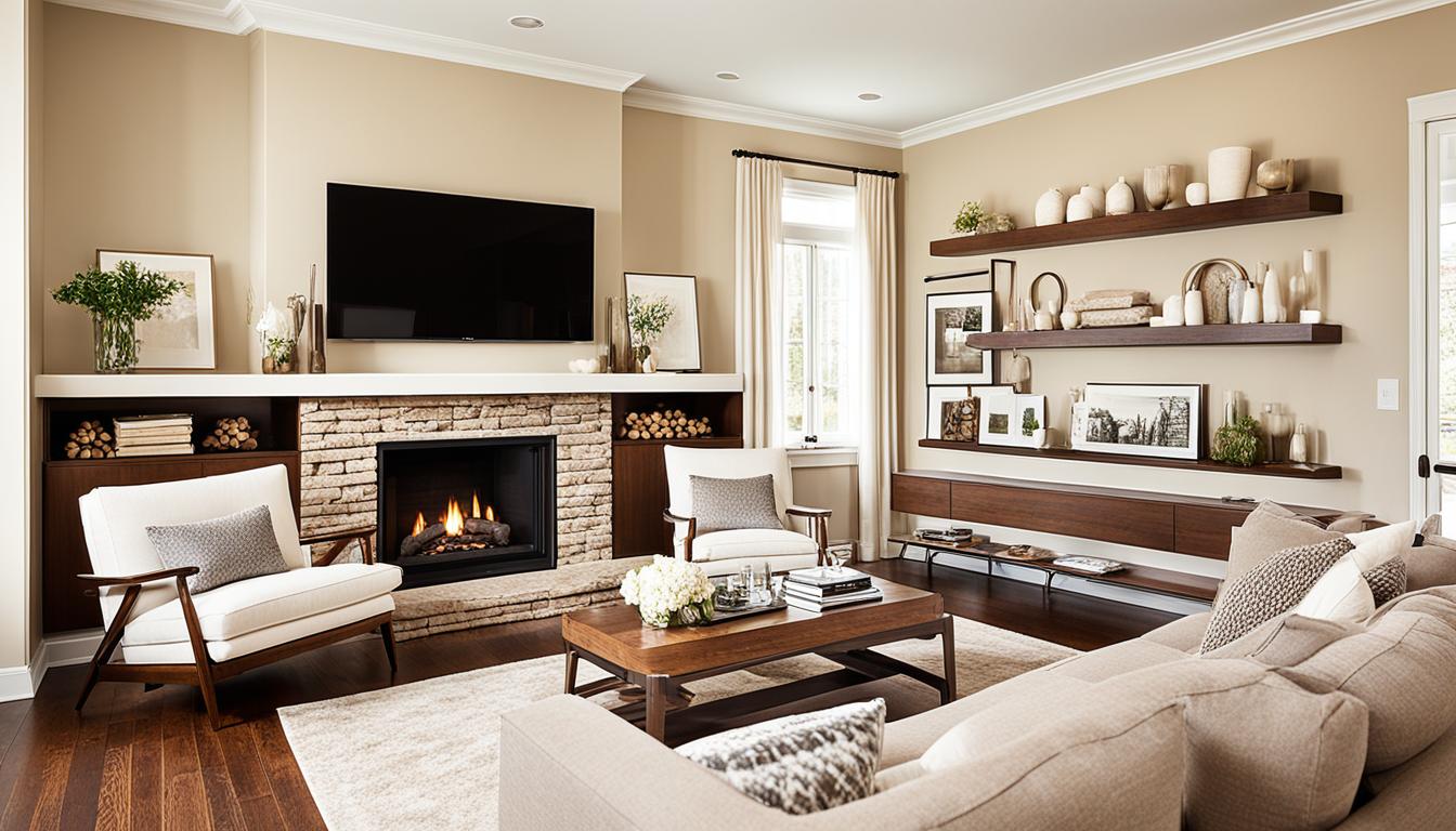 Chic Mantel Decor with a TV: My Styling Tips