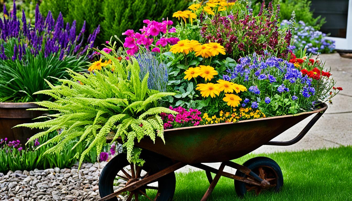 Creative Uses for Old Wheelbarrows in Gardens