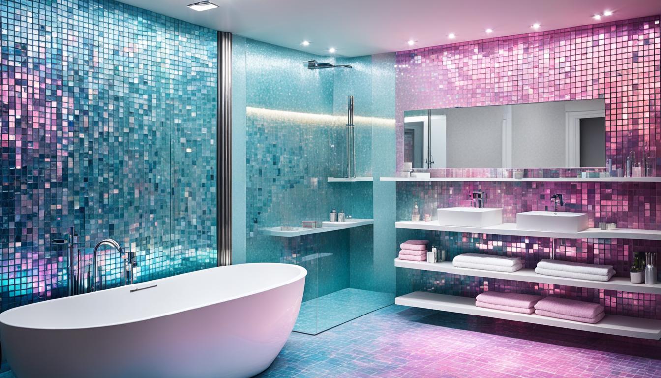 Iridescent Tile Bathroom Ideas for a Dreamy Look